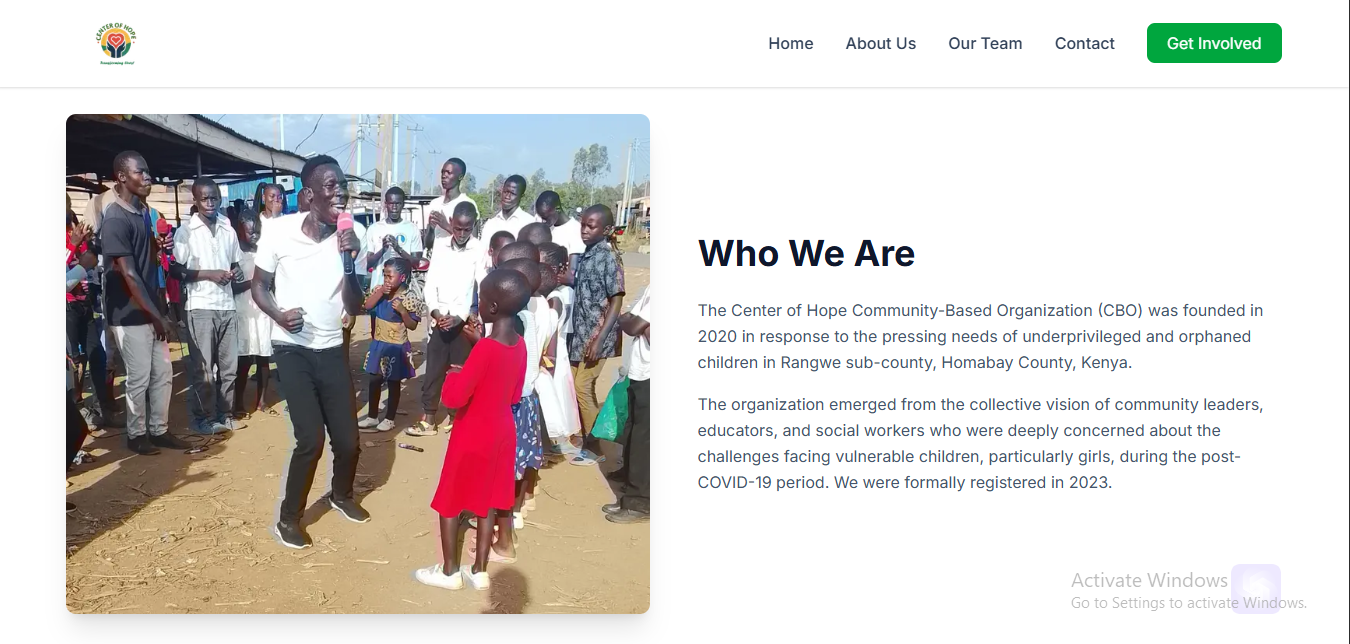 Victory Center of Hope CBO